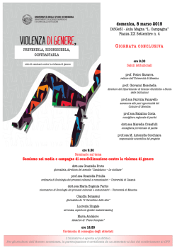 domenica, 8 marzo 2015