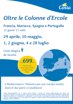 Oltre le Colonne d`Erc le Colonne d`Ercole Colonne d`Ercole