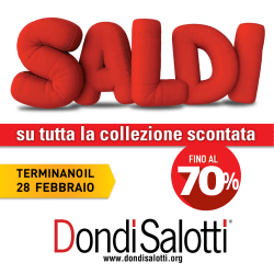 Saldi Febbraio 2015 Visualizza il PDF promo