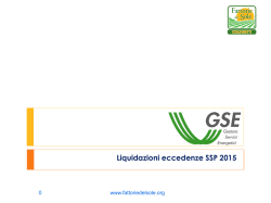 liquidazione eccedenze SSP 2015