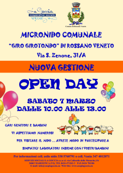 NUOVA GESTIONE - Comune di Rossano Veneto