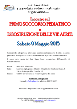 Corso rivolto alle persone interessate a conoscere le
