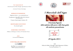 L`Ecosistema vaginale:dalla medicina delle prove e delle linee