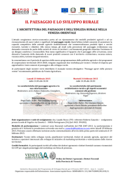 seminari sul paesaggio