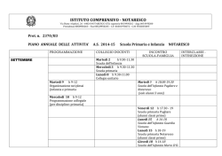 piano annuale delle attivita - Istituto Comprensivo Notaresco
