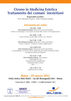 Clicca qui per scaricare i moduli - Societ&agrave; Scientifica di Ossigeno