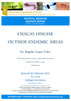 Locandina - Universit&agrave; degli studi di Pavia