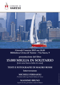 15.000 MIGLIA IN SOLITARIO