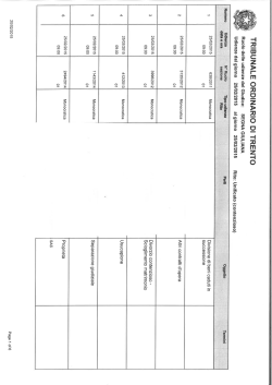 ruolo Segna 25 febbraio - Ordine degli Avvocati di Trento