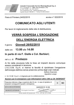 Azienda Consorz&igrave;ale Servizi M unic&igrave;palizzati S. p.A.