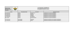 CALENDARIO SUPERMOTO STAGIONE SPORTIVA 2015