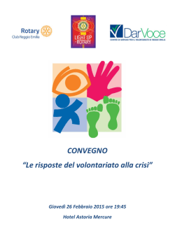 Invito Convegno Volontariato 2015