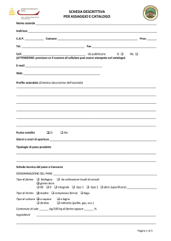 Scheda descrittiva aziende - Camera di Commercio di Latina