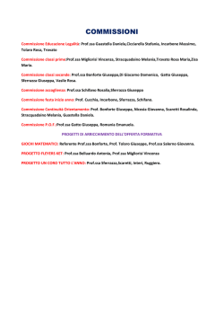 COMMISSIONI - Vittoria Colonna