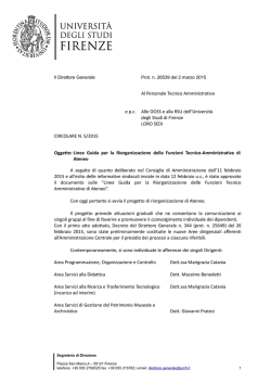 dettagli - Universit&agrave; degli Studi di Firenze