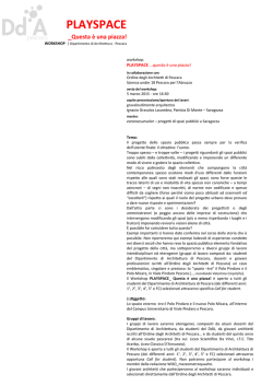 1 - Dipartimento di Architettura