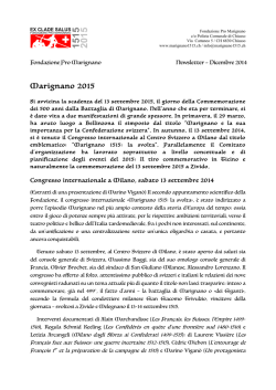 Newsletter Dicembre 2014-I