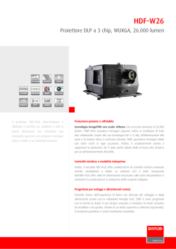 HDF-W26 - Specifiche tecniche