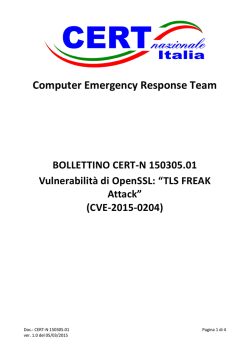 Scarica il bollettino PDF