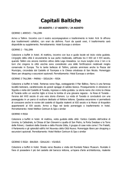 Capitali Baltiche