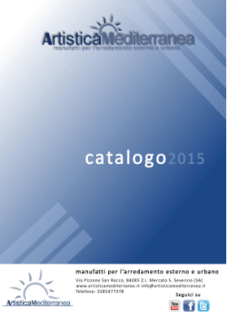 Catalogo 2015 - Artistica Mediterranea
