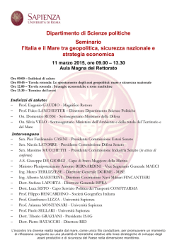 Il programma - Regione Emilia