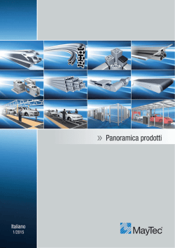 Panoramica prodotti 1/2015