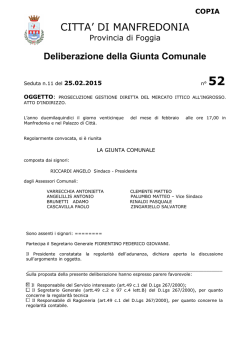 gestire `provvisoriamente` il mercato ittico all
