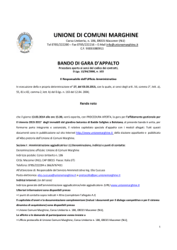 Bando di gara
