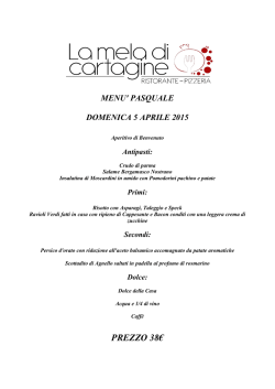 men&ugrave; - La mela di Cartagine