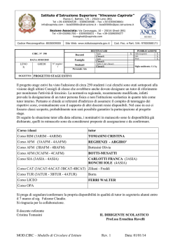 circ390-2014-2015 - Istituto di Istruzione Superiore &ldquo;V.Capirola&rdquo;