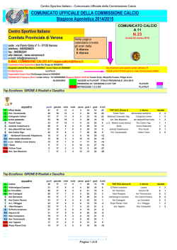 Comunicato 23 del 02/03/2015