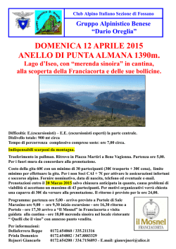 Anello di Punta Almana