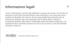 Informazioni legali X - Magazzini Frigoriferi