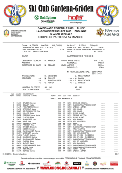 Ordine di partenza EA076