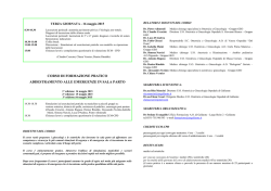 CORSO DI FORMAZIONE PRATICO ADDESTRAMENTO ALLE