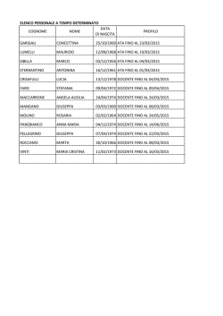 Elenco ELETTORI A T.D