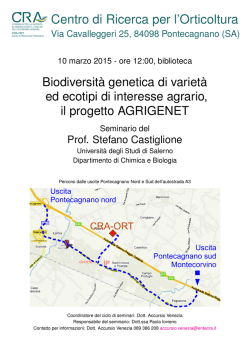 Centro di Ricerca per l`Orticoltura