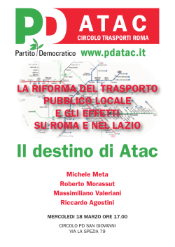 Il destino di Atac