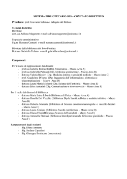COMITATO DIRETTIVO