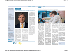 Pulse Media Group - Outsourcing en Datamanagement - Pagina 2-3