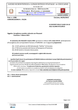 c275 Accoglienza Scambio Culturale 5mar15