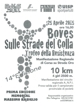 Boves (CN) - Strada - Atletica Val Pellice