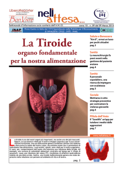 Sanit&agrave; Pillola dell`Anio Salute e Benessere Sanit&agrave; Sociale