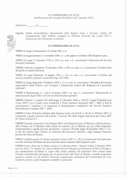 Decreto n. U00098 del 10/03/2015