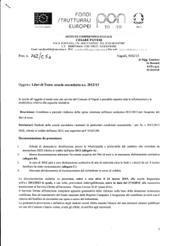 Libri di testo - istituto comprensivo statale cesare pavese