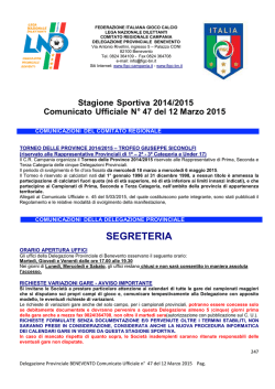 C.U. n. 47 - FIGC