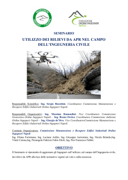 Programma - Ordine degli Ingegneri della provincia di Napoli