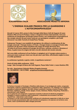 Padova - Scalar Prana Italia