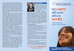 Brochure - Arcidiocesi di Messina Lipari S. Lucia del Mela